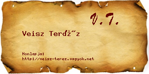 Veisz Teréz névjegykártya